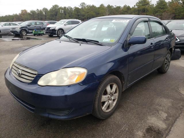 TOYOTA COROLLA CE 2003 with VIN 2T1BR32E83C142826 - Photo from auction