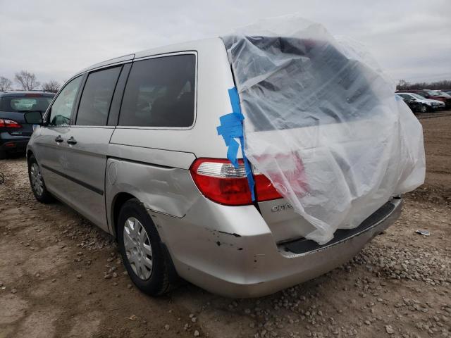 Photo 2 from auction – 2007 HONDA ODYSSEY LX with VIN 5FNRL382X7B115335