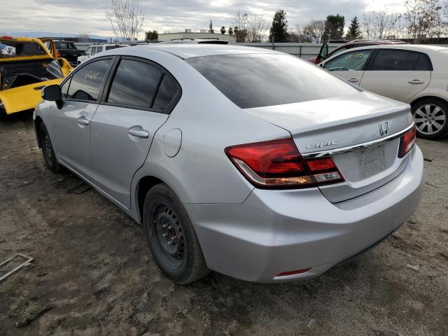 Photo 2 from auction – 2013 HONDA CIVIC LX with VIN 19XFB2F54DE230947