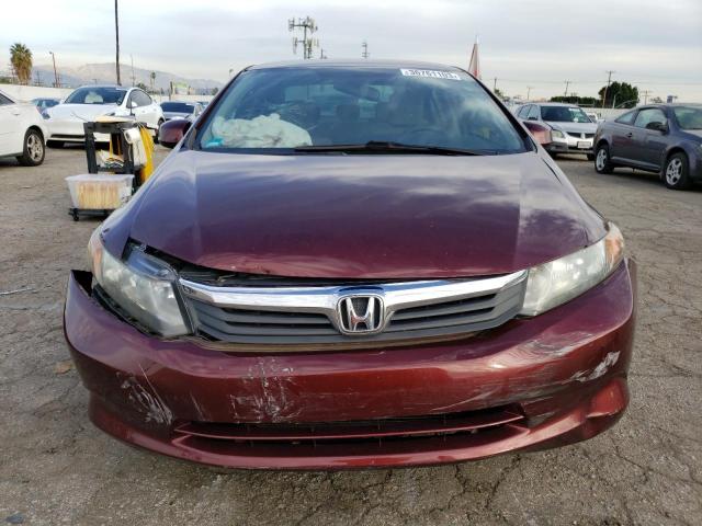 Photo 5 from auction – 2012 HONDA CIVIC LX with VIN 19XFB2F52CE052714
