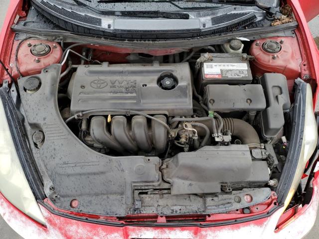 Photo 11 from auction – 2001 TOYOTA CELICA GT with VIN JTDDR32T910103449