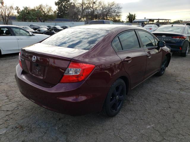 Photo 3 from auction – 2012 HONDA CIVIC LX with VIN 19XFB2F52CE052714