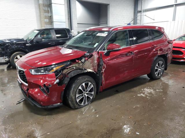 Photo 1 from auction – 2021 TOYOTA HIGHLANDER with VIN 5TDGZRBH7MS555381