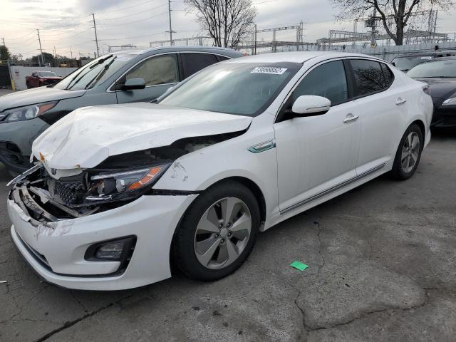KIA OPTIMA HYB 2014 with VIN KNAGN4AD9E5063064 - Photo from auction