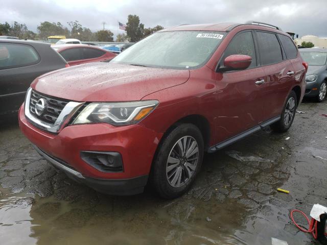 NISSAN PATHFINDER 2017 with VIN 5N1DR2MNXHC689883 - Photo from auction