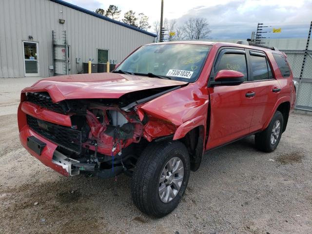 TOYOTA 4RUNNER SR 2020 with VIN JTEZU5JR5L5215768 - Photo from auction