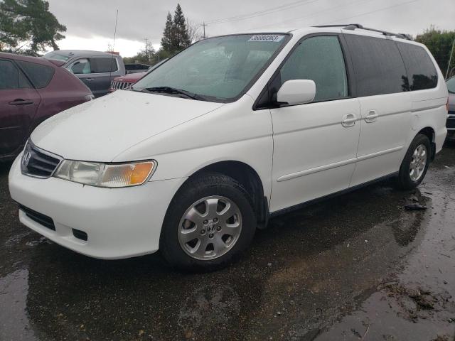 HONDA ODYSSEY EX 2002 with VIN 5FNRL18082B046639 - Photo from auction