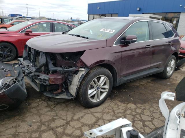 FORD EDGE SEL 2017 with VIN 2FMPK4J83HBB83338 - Photo from auction