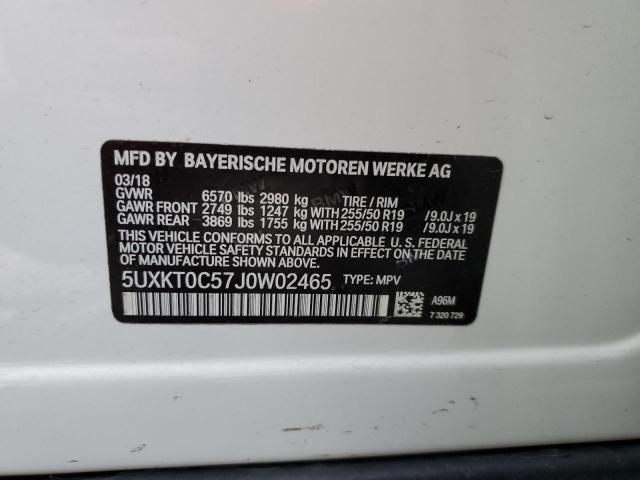 Photo 14 from auction – 2018 BMW X5 XDR40E with VIN 5UXKT0C57J0W02465