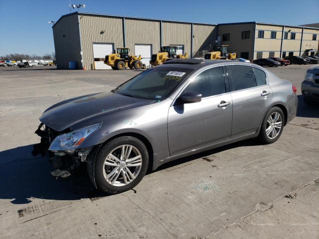 INFINITI G37 BASE 2011 with VIN JN1CV6AP1BM502835 - Photo from auction