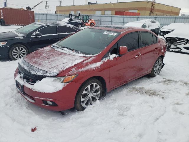 HONDA CIVIC SI 2012 with VIN 2HGFB6E57CH201195 - Photo from auction
