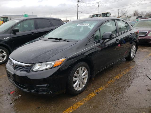 HONDA CIVIC EX 2012 with VIN 19XFB2F82CE030545 - Photo from auction