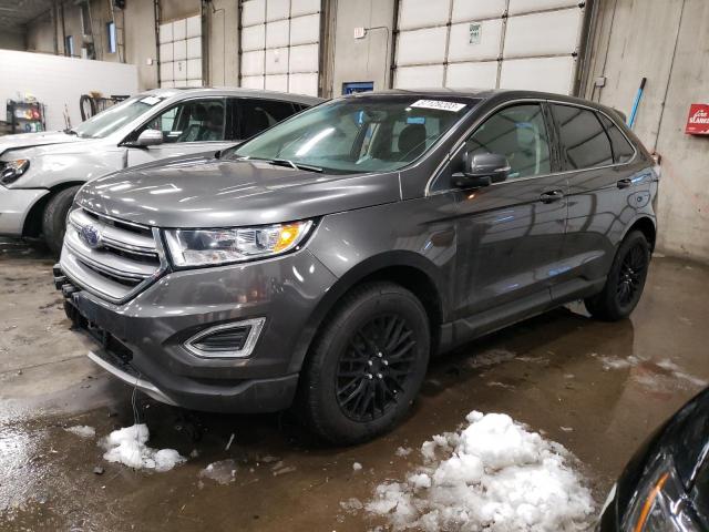 FORD EDGE SEL 2017 with VIN 2FMPK4J82HBC48020 - Photo from auction
