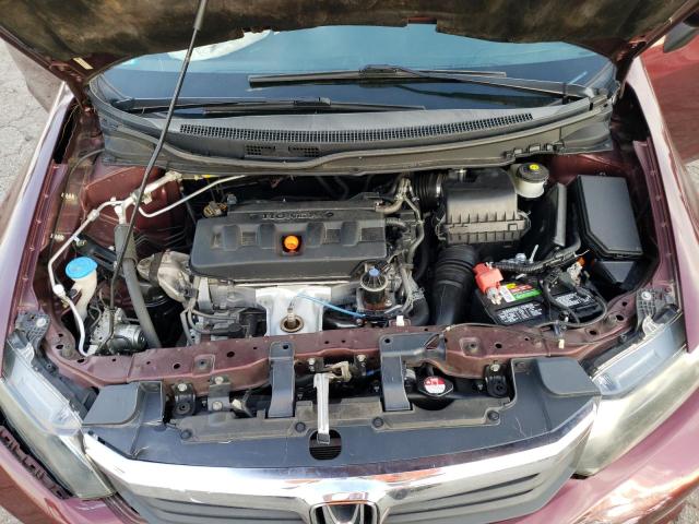 Photo 11 from auction – 2012 HONDA CIVIC LX with VIN 19XFB2F52CE052714