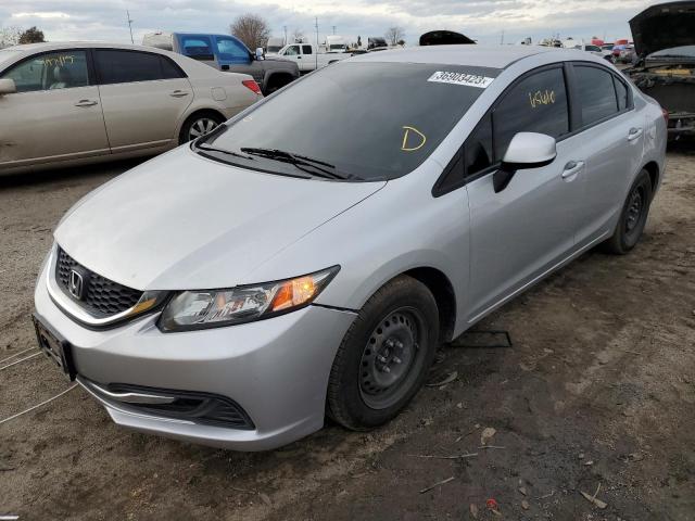 HONDA CIVIC LX 2013 with VIN 19XFB2F54DE230947 - Photo from auction