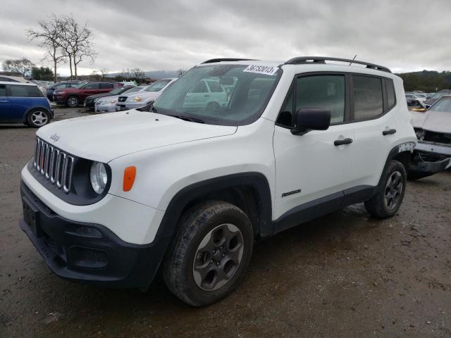 JEEP RENEGADE S 2017 with VIN ZACCJBAB1HPG25907 - Photo from auction