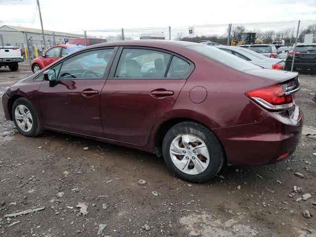 Photo 2 from auction – 2014 HONDA CIVIC LX with VIN 19XFB2F56EE237478