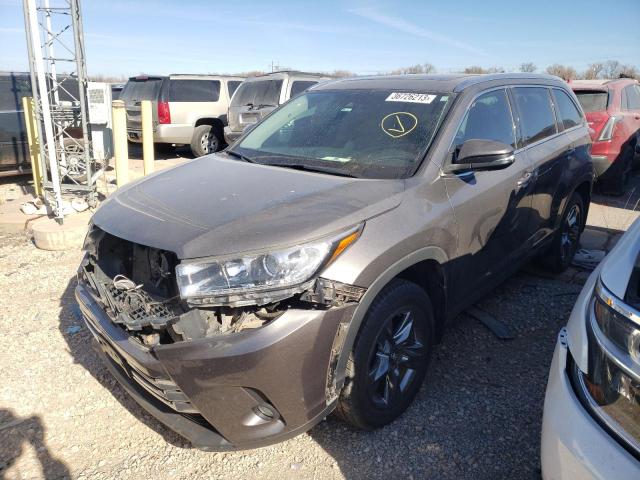 TOYOTA HIGHLANDER 2018 with VIN 5TDYZRFH4JS255744 - Photo from auction