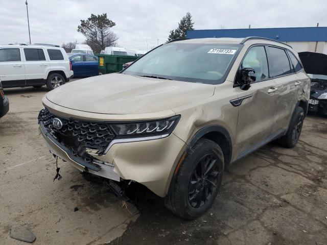 KIA SORENTO S 2021 with VIN 5XYRLDLC7MG005806 - Photo from auction