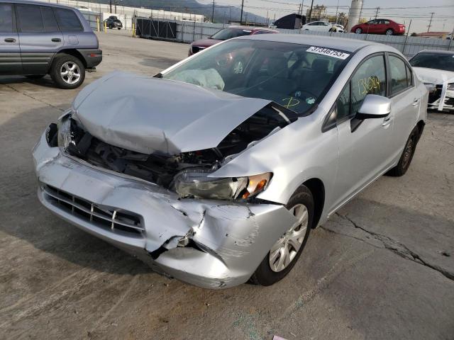 HONDA CIVIC LX 2012 with VIN 2HGFB2F56CH590211 - Photo from auction