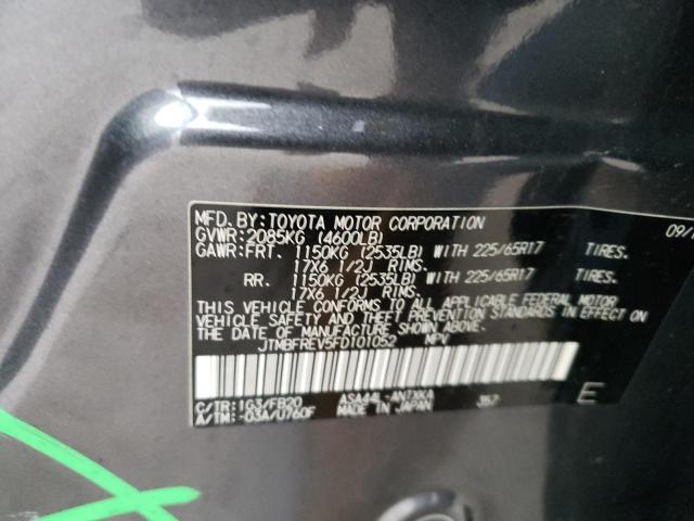 Photo 14 from auction – 2015 TOYOTA RAV4 LE with VIN JTMBFREV5FD101052