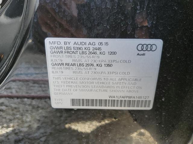 Zdjęcie 14 z aukcji – 2015 AUDI Q5 PREMIUM z VIN WA1LFAFP8FA145127
