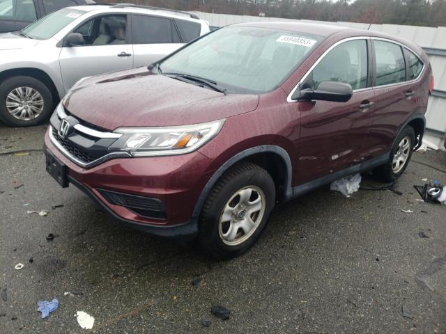 HONDA CR-V LX 2015 with VIN 5J6RM4H31FL105648 - Photo from auction