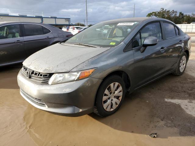 HONDA CIVIC LX 2012 with VIN 19XFB2F53CE055637 - Photo from auction