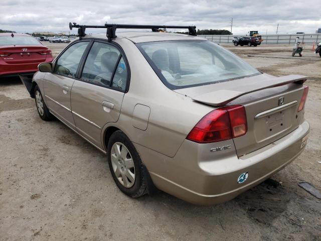 Photo 2 from auction – 2002 HONDA CIVIC EX with VIN 1HGES26782L042807
