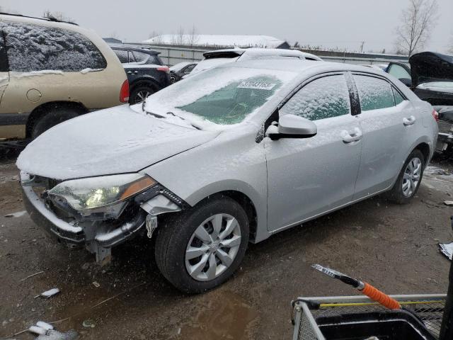 TOYOTA COROLLA L 2015 with VIN 2T1BURHE9FC467160 - Photo from auction