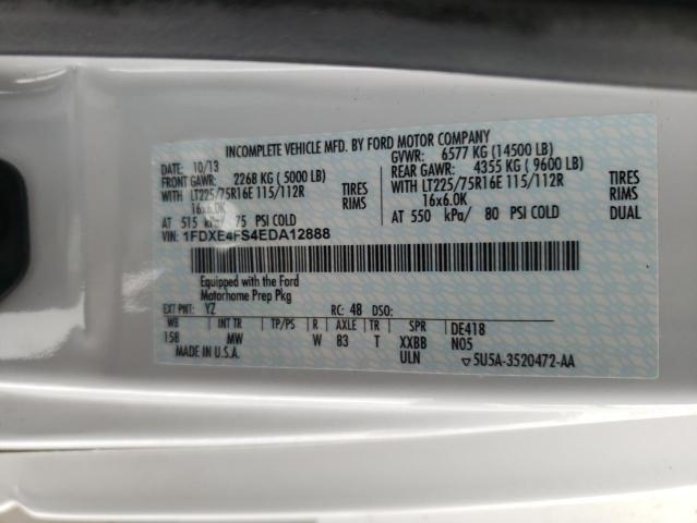 Photo 10 from auction – 2014 FORD ECONO with VIN 1FDXE4FS4EDA12888