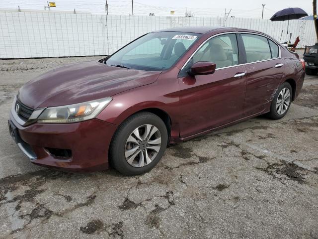 HONDA ACCORD LX 2013 with VIN 1HGCR2F3XDA123791 - Photo from auction
