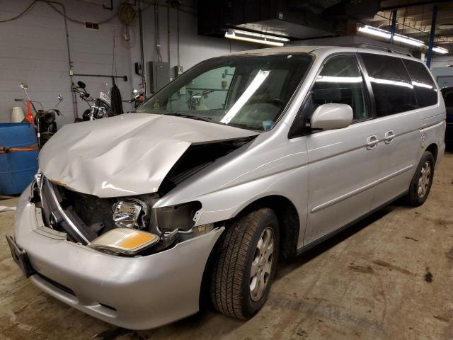 HONDA ODYSSEY EX 2002 with VIN 5FNRL186X2B046016 - Photo from auction