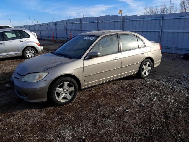 Photo 1 from auction – 2005 HONDA CIVIC EX with VIN 2HGES26705H544440