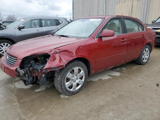 KIA OPTIMA LX 2008 with VIN KNAGE123585216970 - Photo from auction