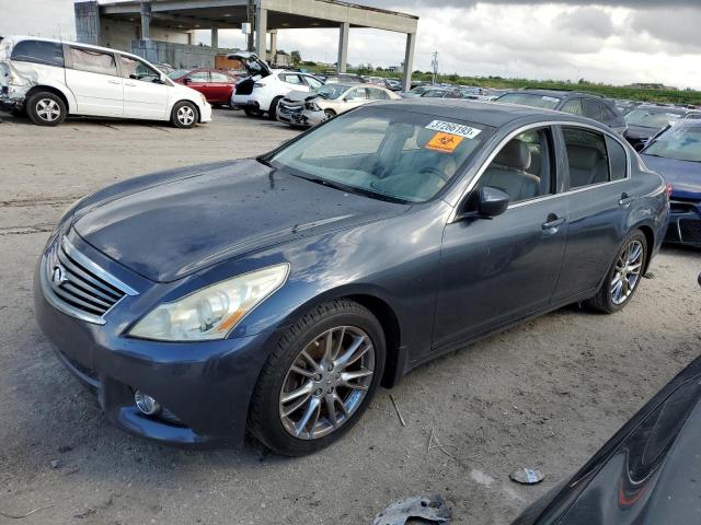 INFINITI G37 BASE 2011 with VIN JN1CV6AP2BM302059 - Photo from auction