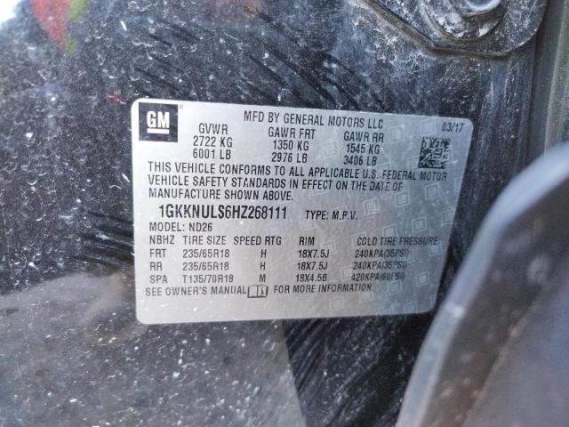 Photo 14 from auction – 2017 GMC ACADIA SLT with VIN 1GKKNULS6HZ268111