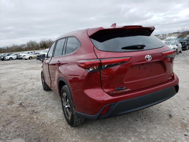 Photo 2 from auction – 2021 TOYOTA HIGHLANDER with VIN 5TDGZRAH9MS535733