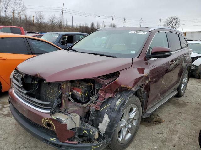 TOYOTA HIGHLANDER 2014 with VIN 5TDYKRFH4ES021663 - Photo from auction
