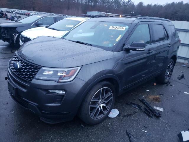 FORD EXPLORER S 2018 with VIN 1FM5K8GT6JGB61858 - Photo from auction