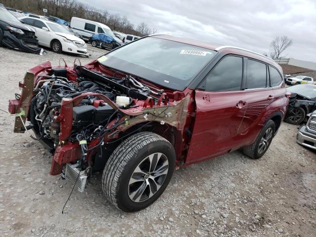 TOYOTA HIGHLANDER 2021 with VIN 5TDGZRAH9MS535733 - Photo from auction