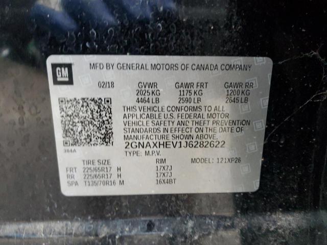 Photo 14 from auction – 2018 CHEVROLET EQUINOX LS with VIN 2GNAXHEV1J6282622