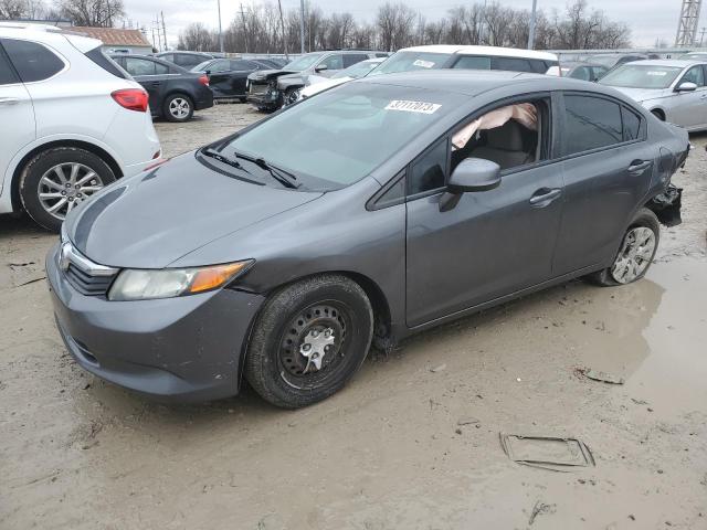HONDA CIVIC LX 2012 with VIN 19XFB2F51CE020126 - Photo from auction