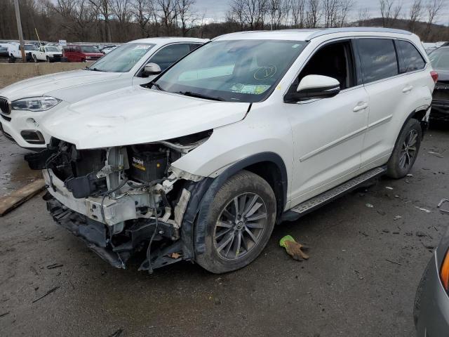 TOYOTA HIGHLANDER 2018 with VIN 5TDJZRFH8JS486129 - Photo from auction