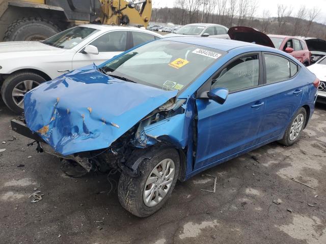 HYUNDAI ELANTRA SE 2017 with VIN KMHD74LF2HU078445 - Photo from auction