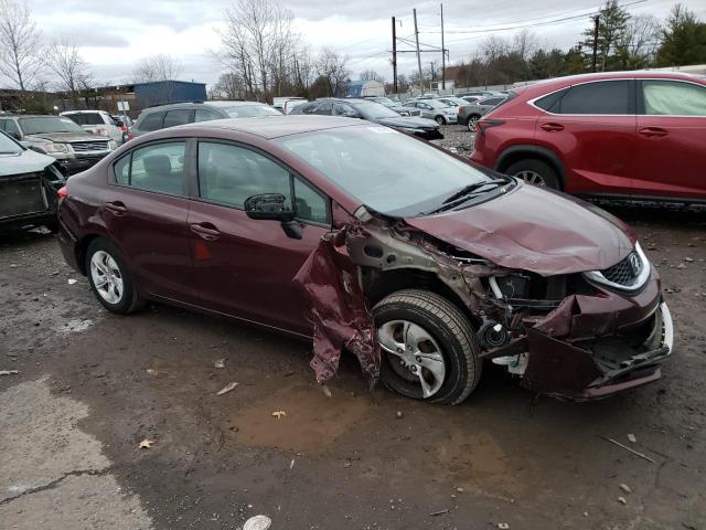 Photo 4 from auction – 2014 HONDA CIVIC LX with VIN 19XFB2F56EE237478