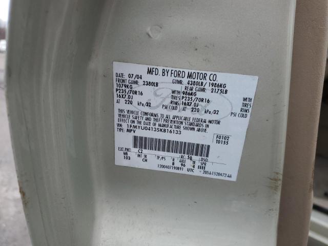 Photo 14 from auction – 2005 FORD ESCAPE LIM with VIN 1FMYU04135KB16133