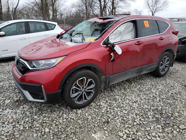 HONDA CR-V EX 2022 with VIN 7FARW2H50NE043297 - Photo from auction