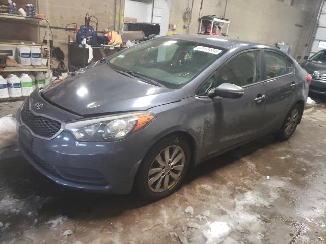 KIA FORTE LX 2014 with VIN KNAFX4A66E5072683 - Photo from auction