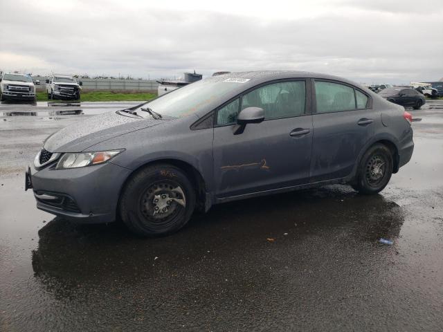 HONDA CIVIC LX 2013 with VIN 19XFB2F57DE266597 - Photo from auction